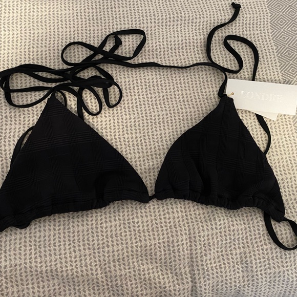 LONDRE The Triangle Top Black Plaid - Picture 3 of 5